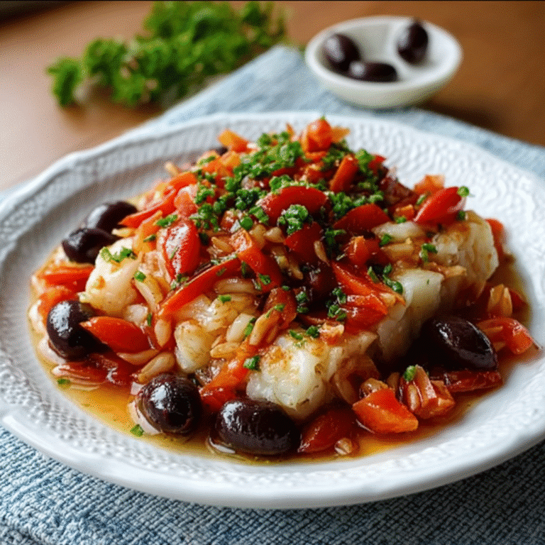 Catalan-Style Salted Cod Salad with Tomato and Olives (Esqueixada)