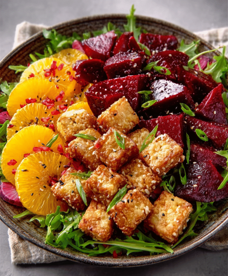 Harissa-Roasted Beet & Orange Salad