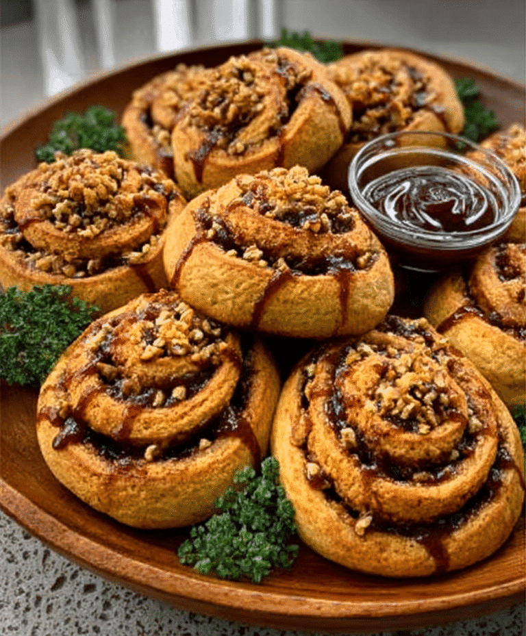 Salted Caramel Date & Walnut Spiral Rolls