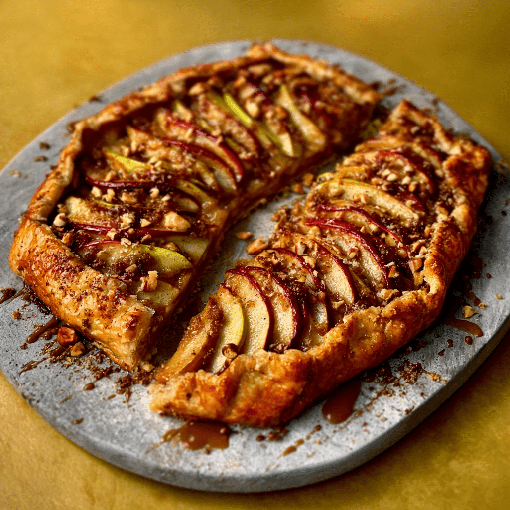 Apple Hazelnut Butter Galettes