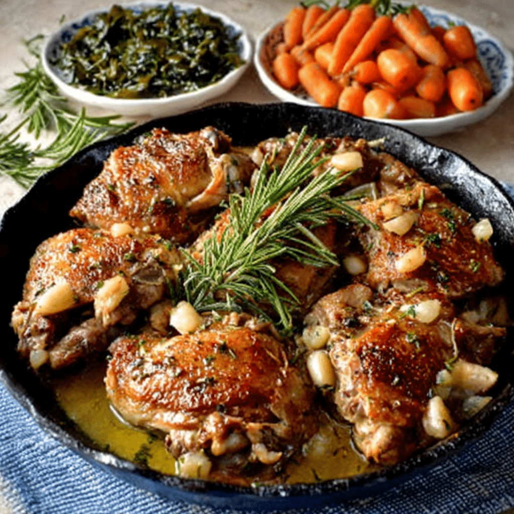 Braised Rabbit with Rosemary & Garlic: A Savory Delight - yumyumrecipe.com