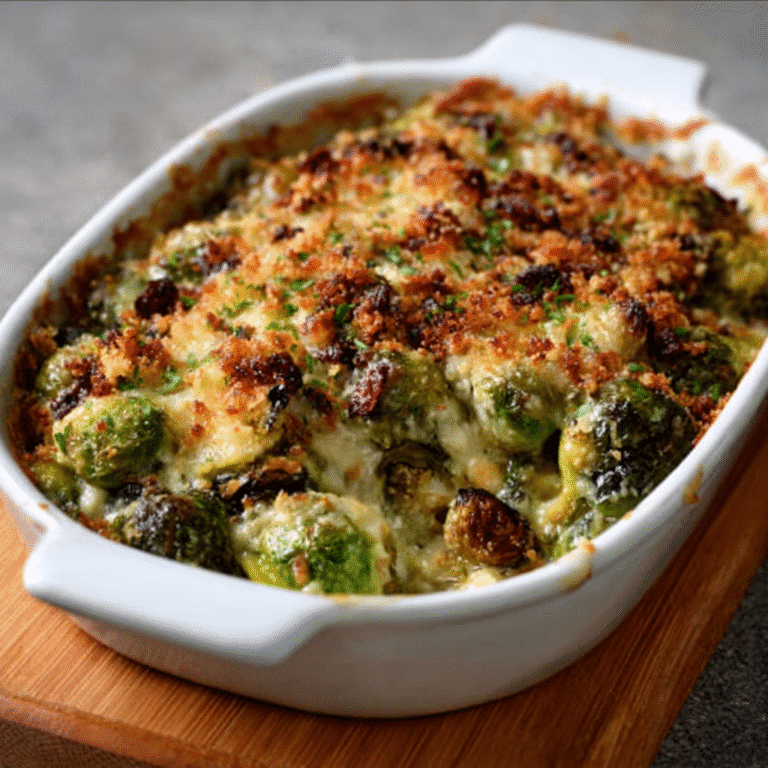 Brussels Sprouts Gratin
