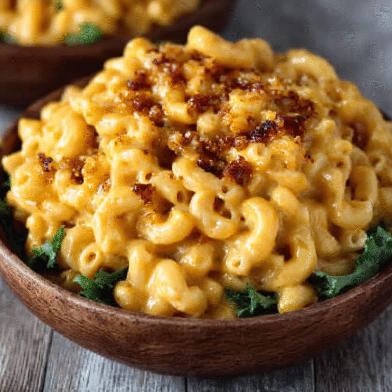 Butternut Squash & Cashew Vegan Mac ‘n’ Cheese