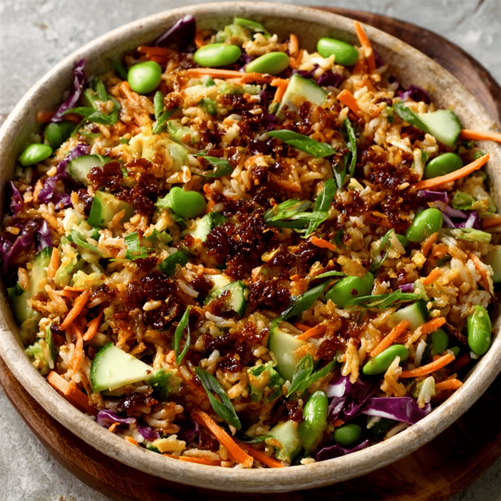 Crunchy Rice Salad