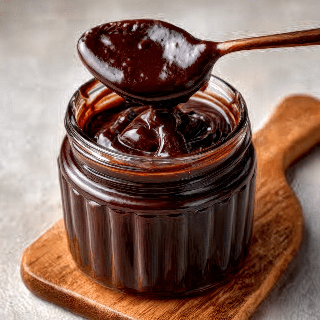 Dark Chocolate Condensed Milk Hot Fudge Sauce