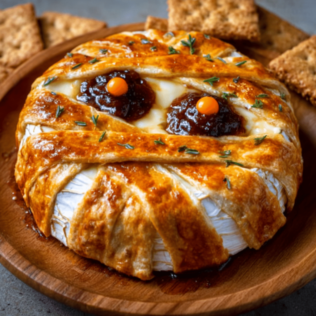 Halloween Bloody Baked Brie