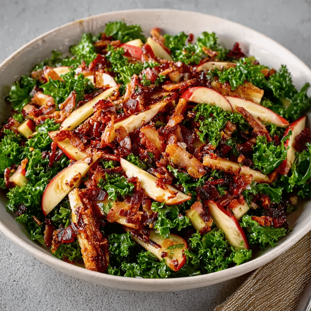 Kale Apple Pancetta Salad