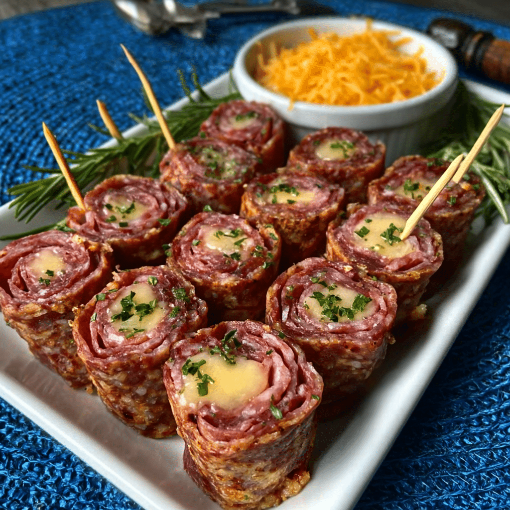 Keto Salami Roll-Up