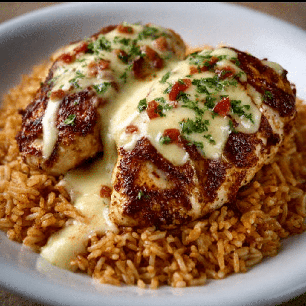 Mexican Chicken with Cheese Sauce Recipe