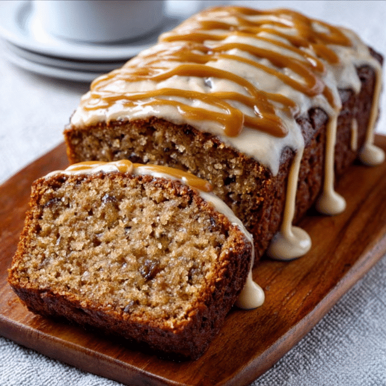 Mini Caramel Banana Bread Loaves with Condensed Milk Glaze