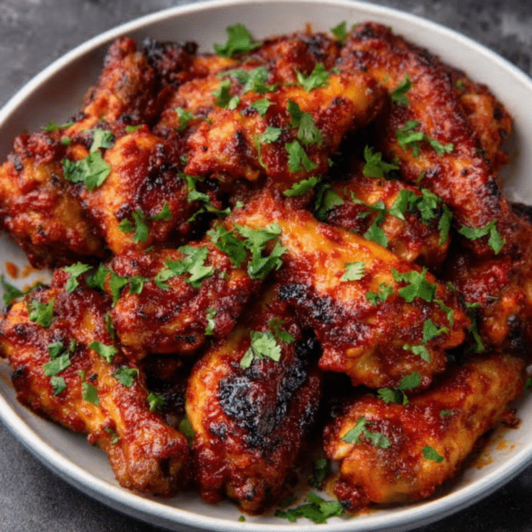 Oven-Baked Harissa-Spiced Chicken Wings