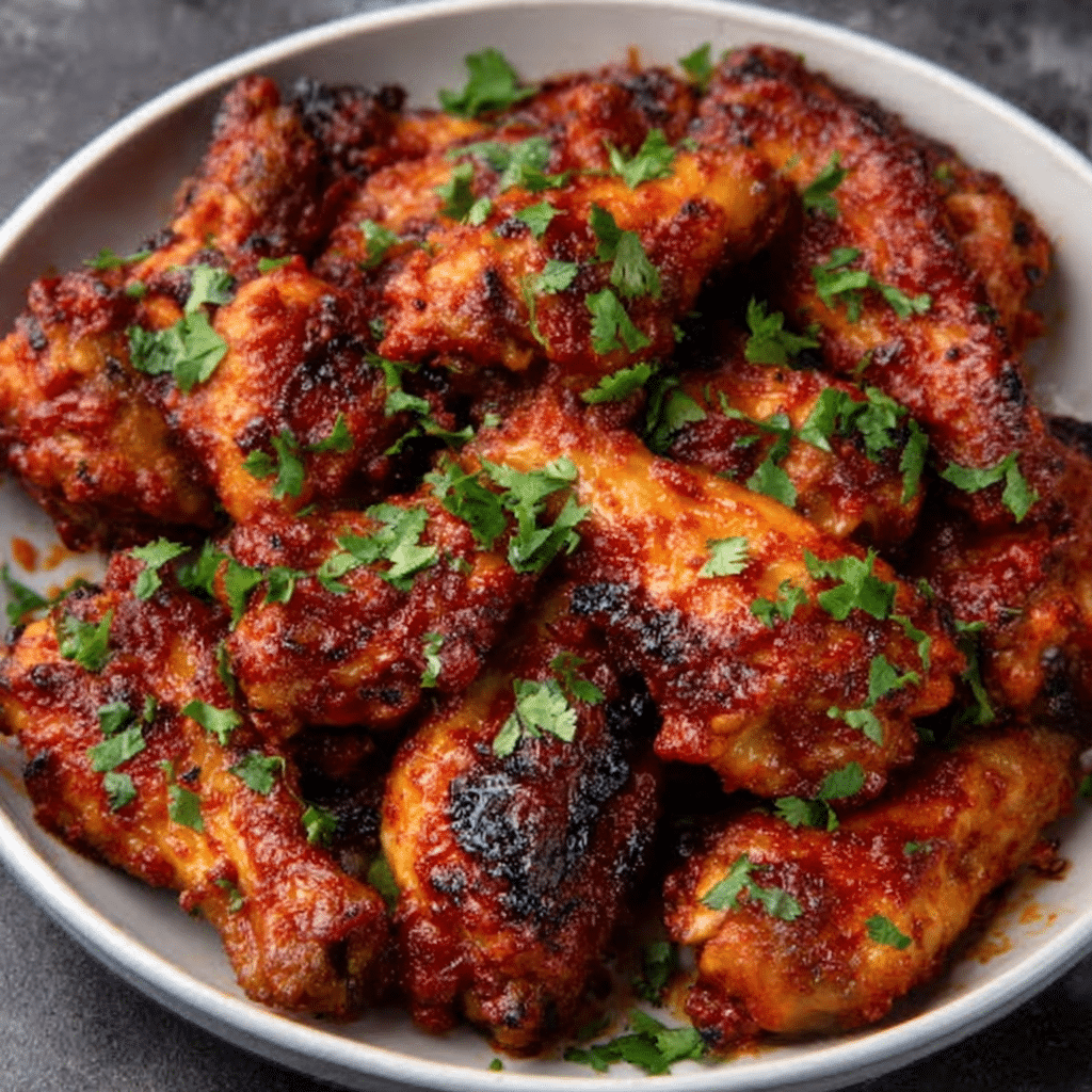 Oven-Baked Harissa-Spiced Chicken Wings