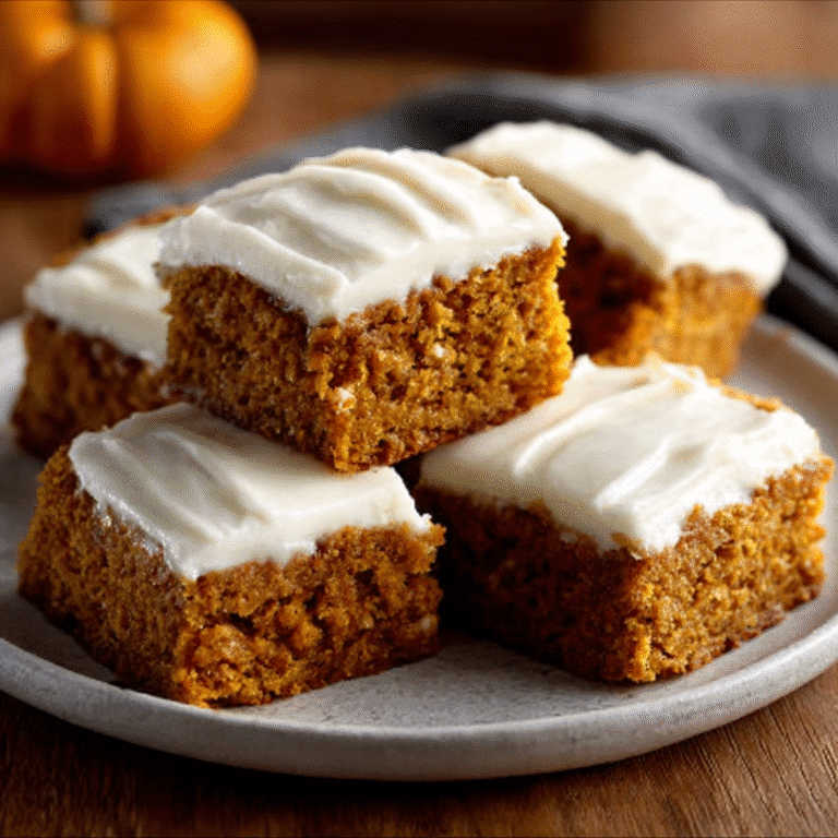 Pumpkin Bars with Cream Cheese Frosting