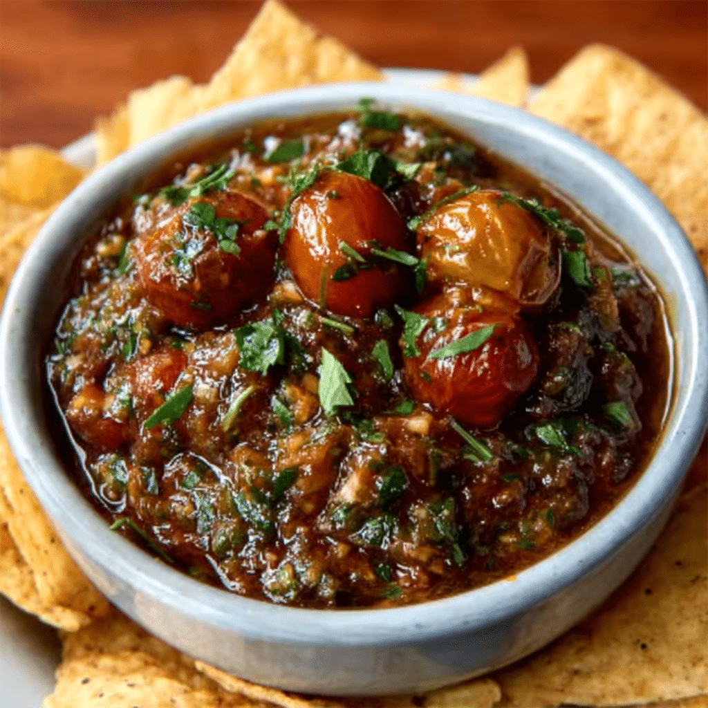 Roasted Cherry Tomato Salsa