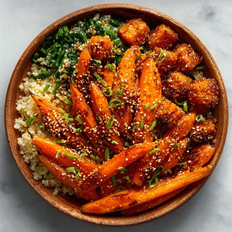 Sesame-Roasted Carrot & Coconut Grain Bowl