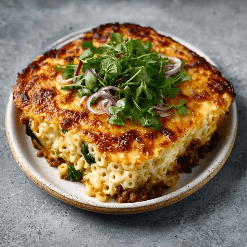 Spiced Lamb and Eggplant Greek Pastitsio