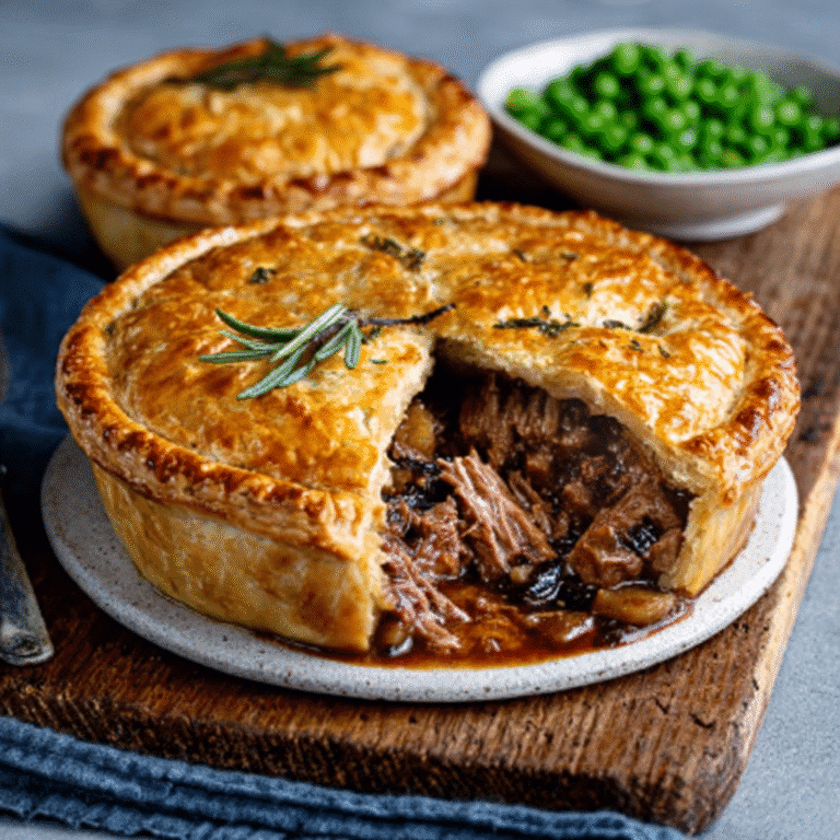 Spring Herb & Garlic Lamb Pies