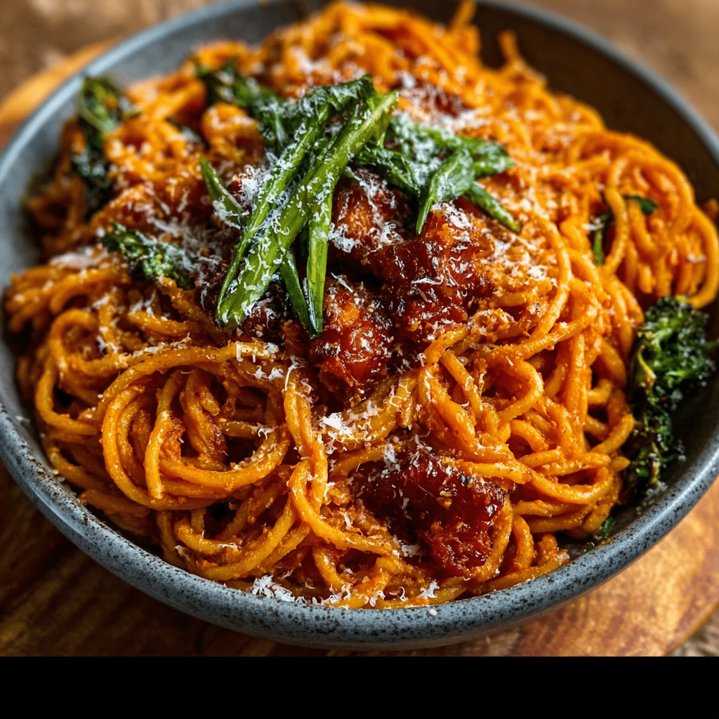 Sweet Potato & Gochujang Noodles