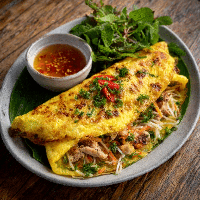 Vietnamese Pho-Style Banh Xeo Pancakes