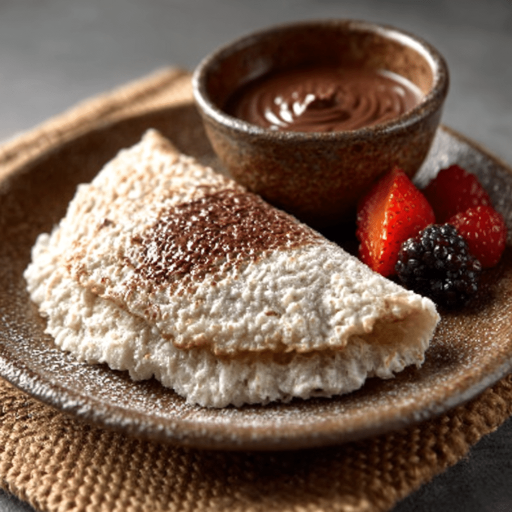 Brazilian Tapioca Cocoa Pancakes