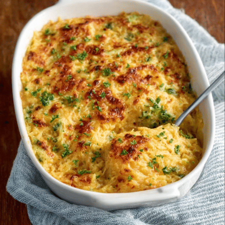 Cheesy Spaghetti Squash Casserole
