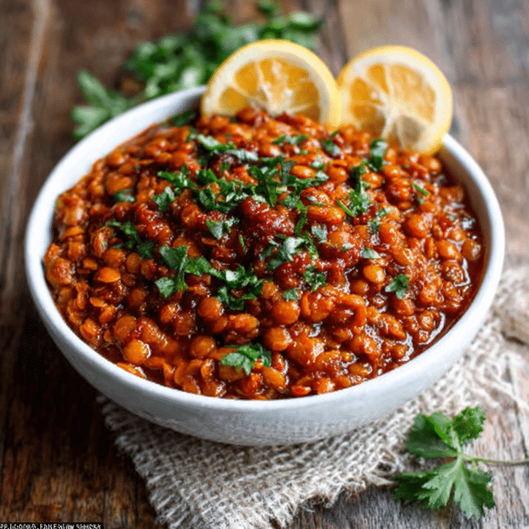 Ethiopian Berbere Lentil Stew
