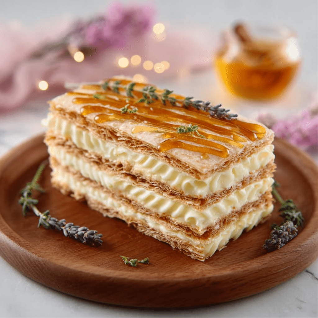 French Lavender & Honey Mille-Feuille