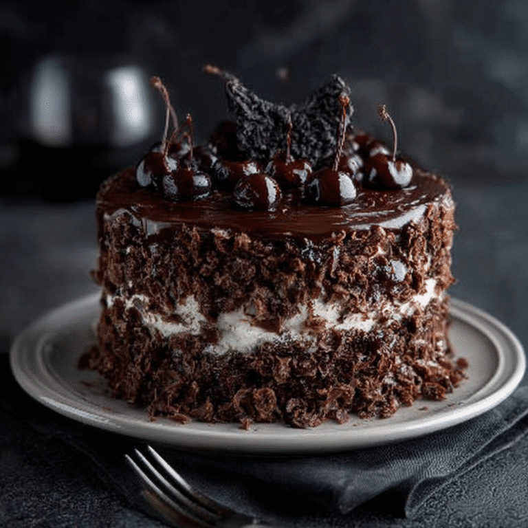 German Black Forest Bat Cake