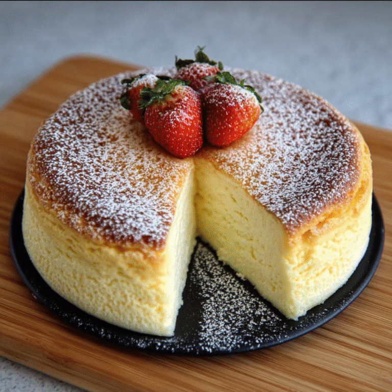 Japanese Cotton Cheesecake