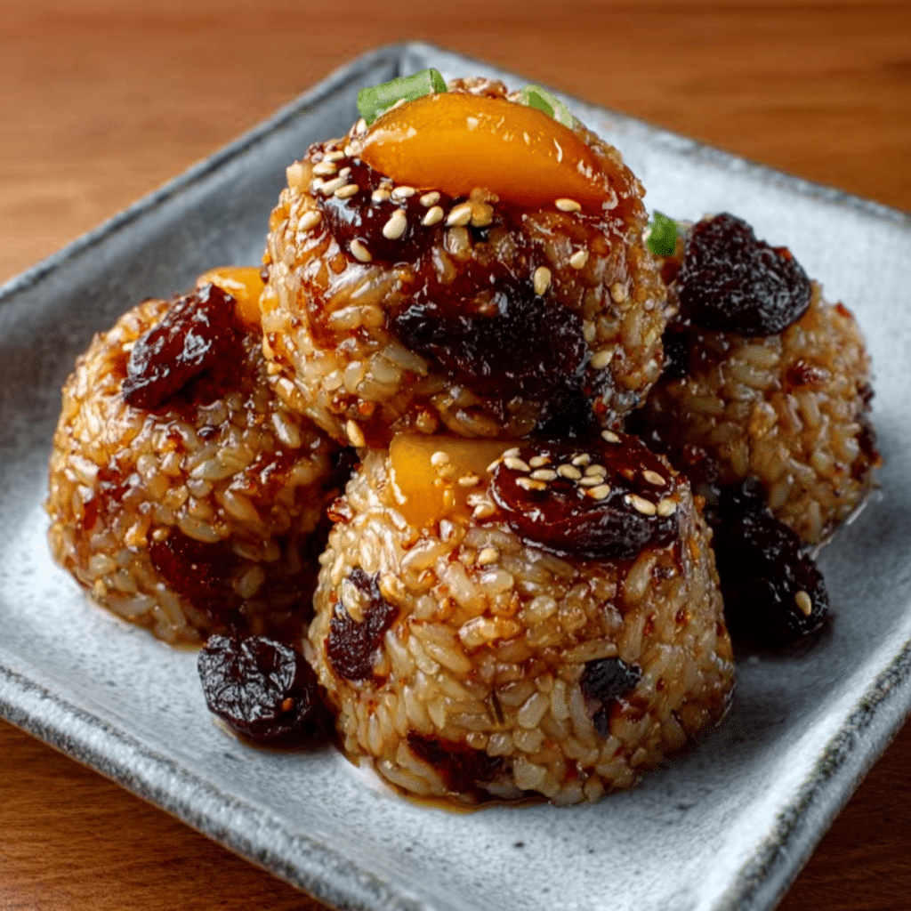 Korean Chestnut & Jujube Sweet Rice Balls