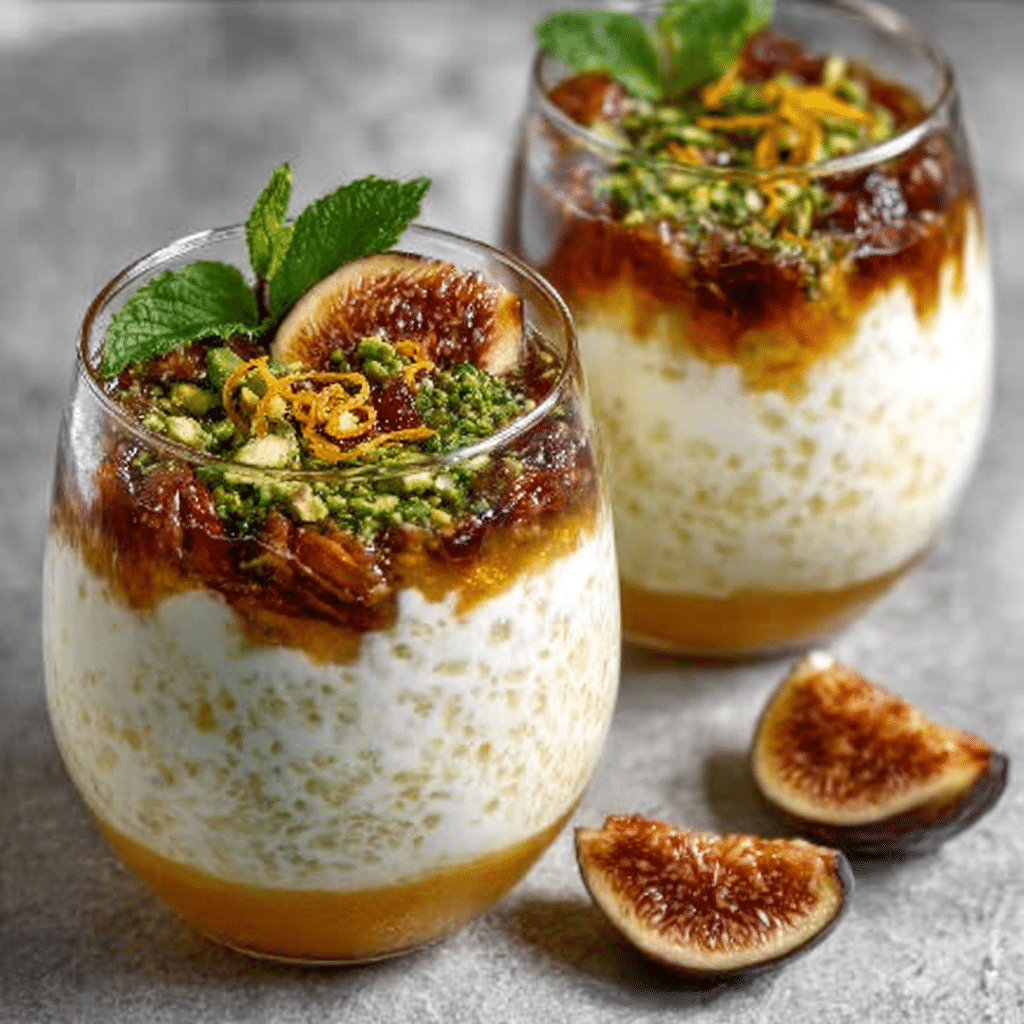 Lebanese Date & Orange Blossom Mousse