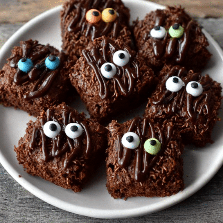 Monster Eye Brownie Bites