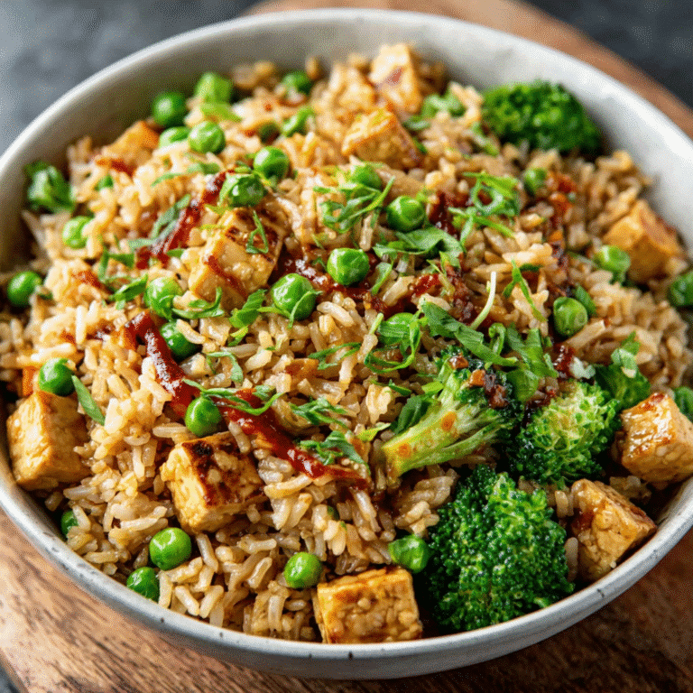 Peanut Butter Rice with Vegetables