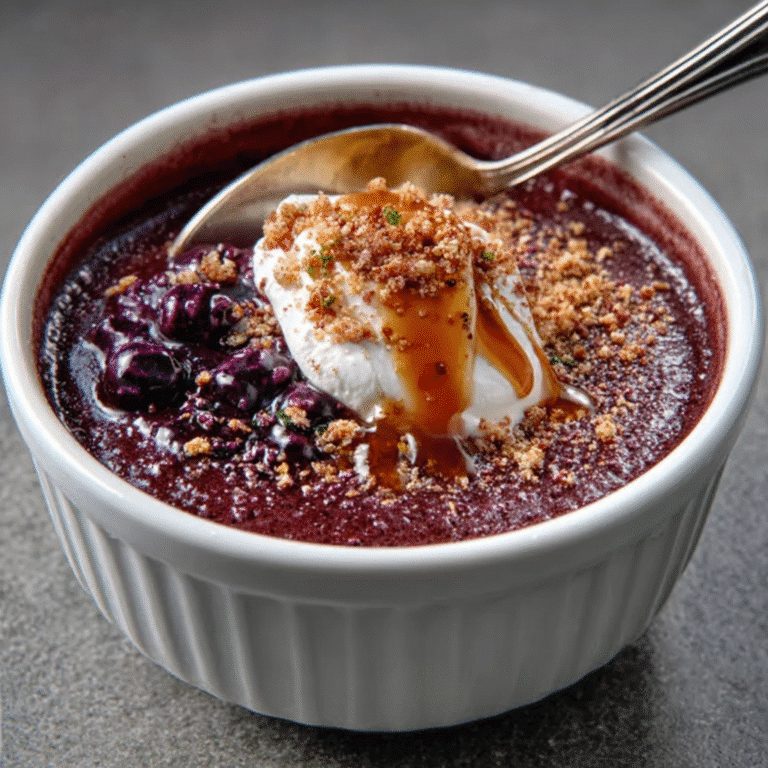 Peruvian Purple Corn Cream Pudding