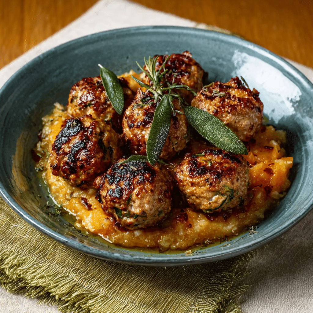 Pork, Apple & Sage Meatballs