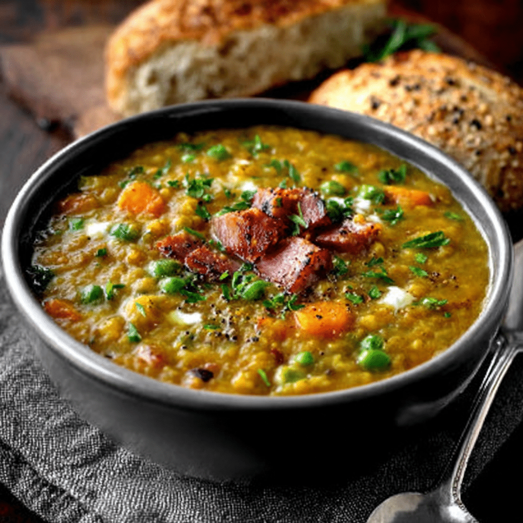Split Pea Soup with Smoked Ham