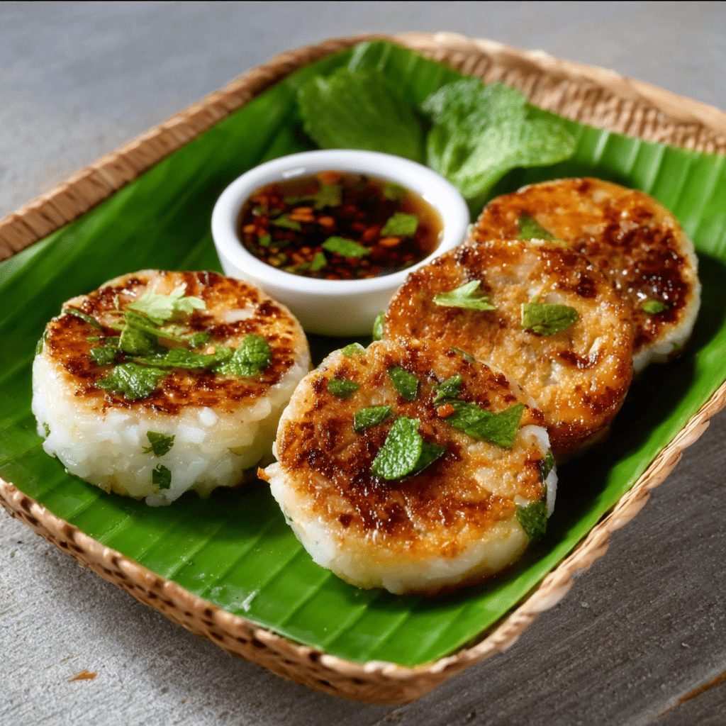 Thai Coconut Lemongrass Rice Cakes