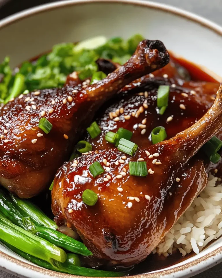 Ginger-Soy Glazed Duck Legs First Image First Image