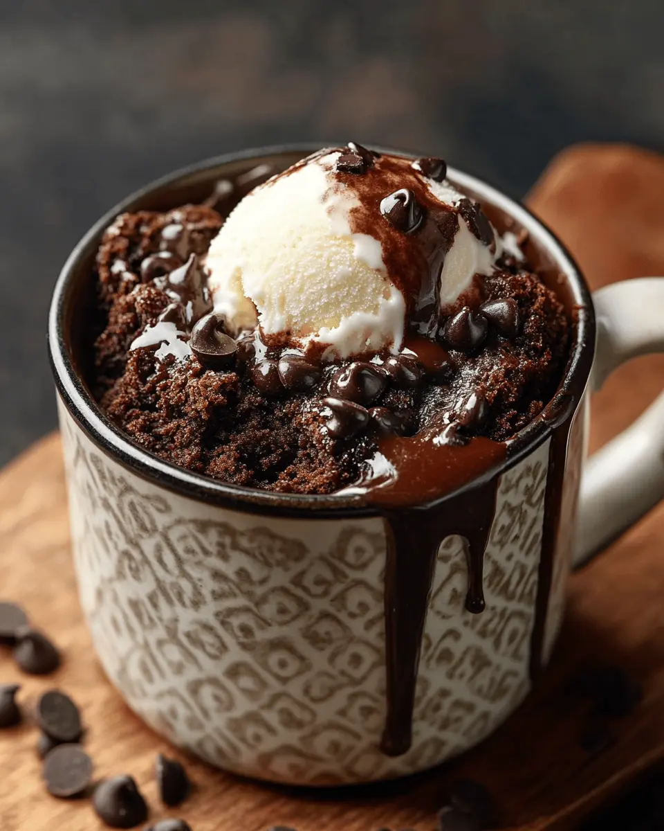 Brownie in a Mug First Image First Image