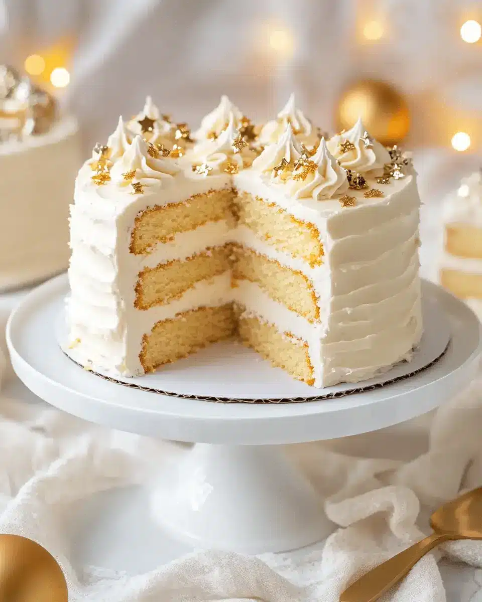 New Year's Champagne Cake First Image First Image