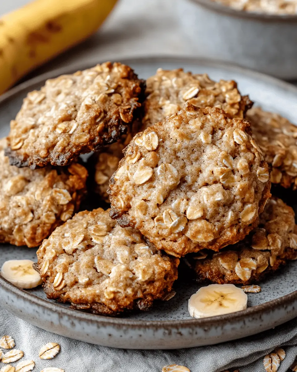 Banana Oat Cookies First Image First Image