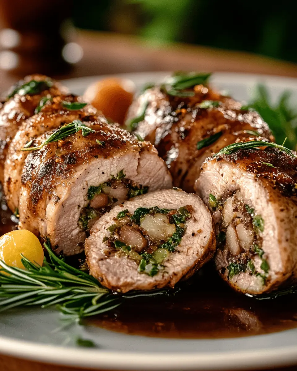 Chestnut & Herb Stuffed Veal Roll First Image First Image