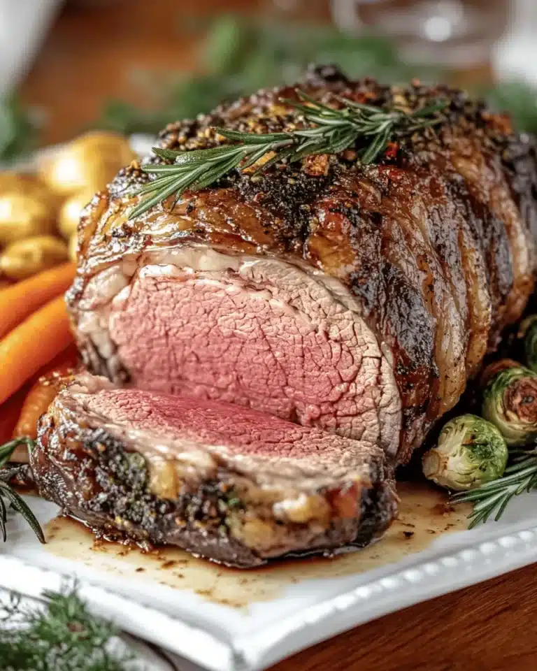 Garlic Butter Prime Rib Roast First Image First Image