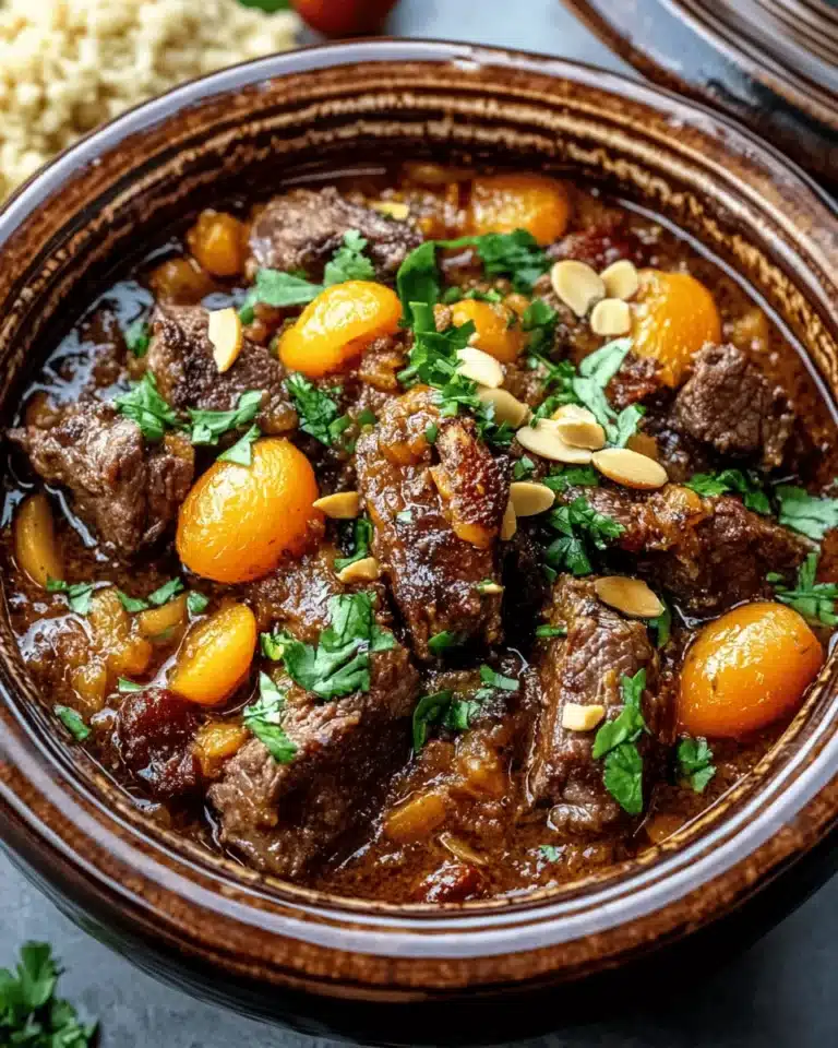 Spiced Lamb Tagine with Apricots & Almonds First Image First Image