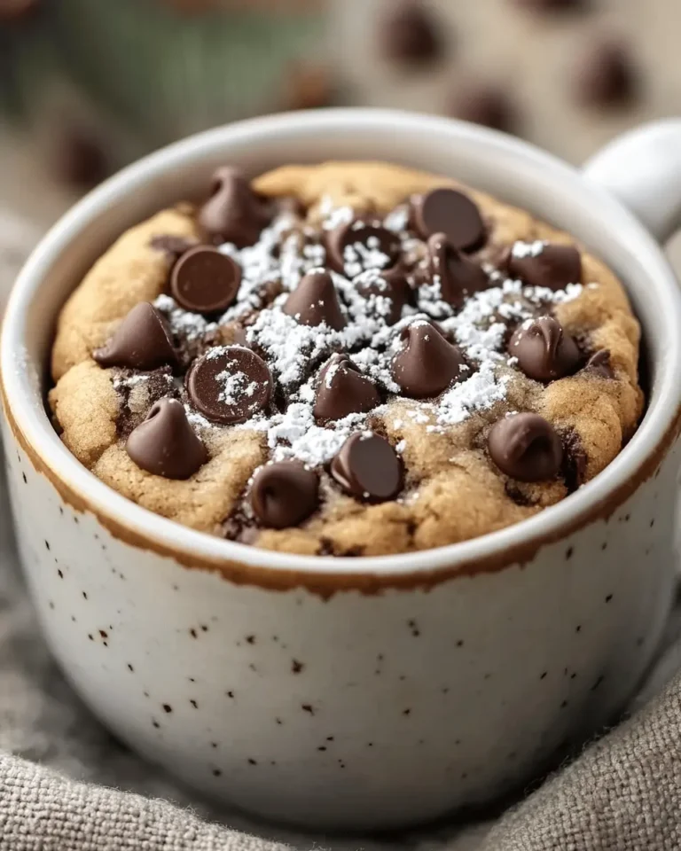 Chocolate Chip Mug Cookie First Image First Image