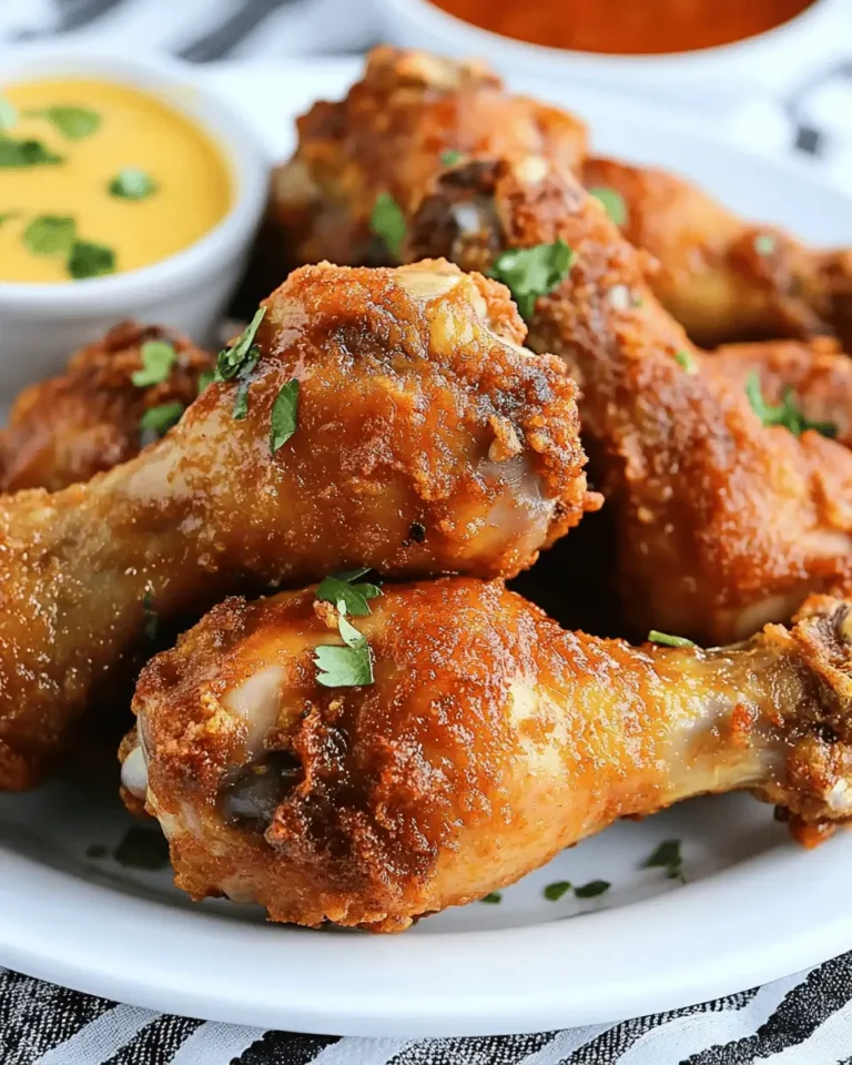 Chicken Drumsticks with Crispy Skin & Butter Sauce First Image First Image