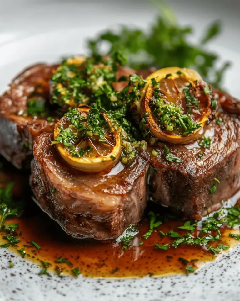 Veal Osso Buco with Beef Stock Reduction First Image First Image