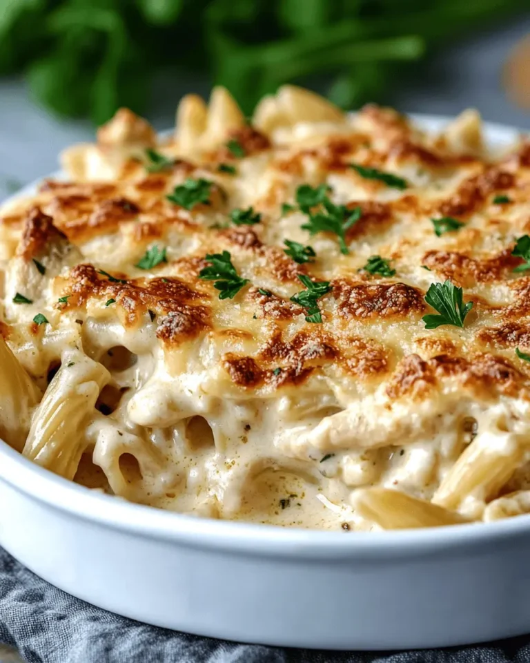 Chicken Alfredo Pasta Bake First Image First Image