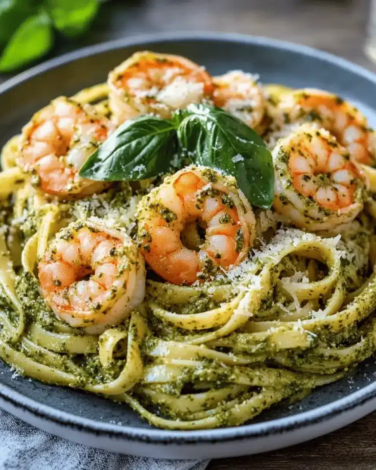 Pesto Shrimp Tagliatelle First Image First Image