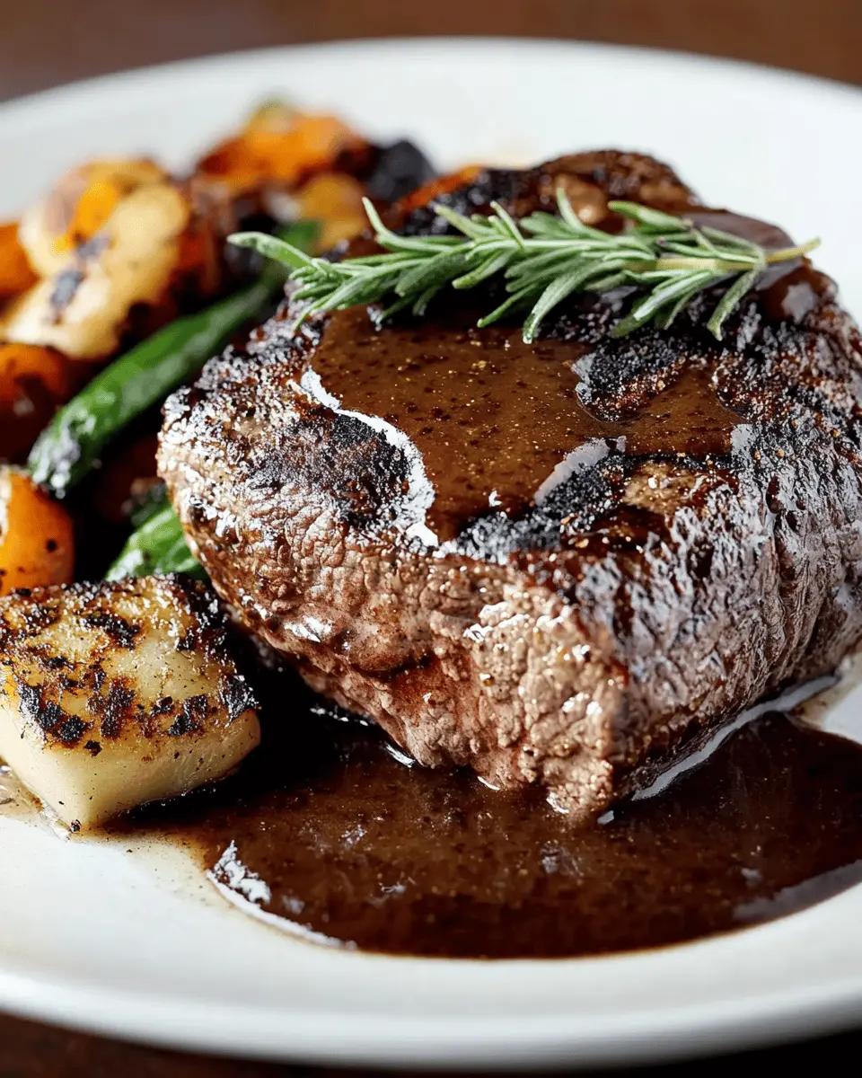 Coffee-Rubbed Beef Roast with Cocoa Gravy First Image First Image